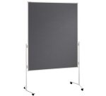 Kit de roulettes pour tableau de présentation, noir