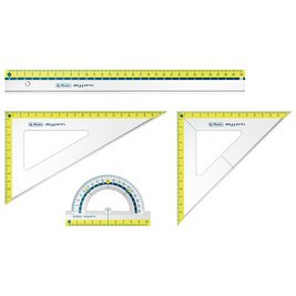 Geometrieset my.pen, 4-delig, geasssorteerd