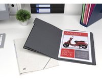 Trieur Top File+, A4, 8 compartiments, noir
