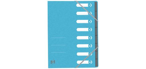 Sorteermap Top File, A4, 8 vakken