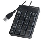 Pavé numérique USB, avec câble, 19 touches, noir