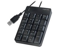 Pavé numérique USB, avec câble, 19 touches, noir