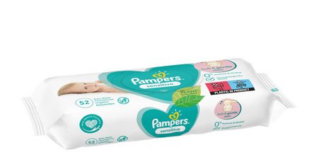 Lingettes humides Sensitive, paquet de recharge