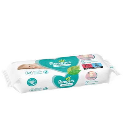 Lingettes humides Sensitive, paquet de recharge