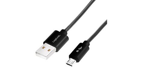 Câble de charge & données, USB-micro USB mâle, 1,0m