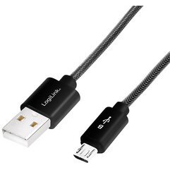 Câble de charge & données, USB-micro USB mâle, 1,0m