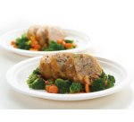 Assiette en canne à sucre, rond, 224 mm, blanc