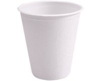 Gobelet en canne à sucre, 0,2 l, blanc