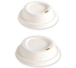 Couvercle pour gobelet en canne à sucre, blanc