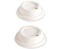 Couvercle pour gobelet en canne à sucre, blanc
