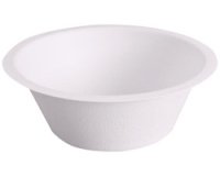 Schaaltje van suikerriet, 250 ml, wit