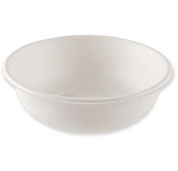 Coupelle en canne à sucre, rond, 1.000 ml, blanc