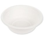 Coupelle en canne à sucre, rond, 500 ml, blanc