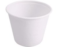 Bol en canne à sucre, rond, 425 ml, blanc