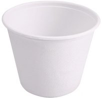 Bol en canne à sucre, rond, 425 ml, blanc