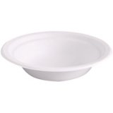 Bol en canne à sucre, rond, 460 ml, blanc