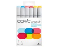 Marqueur sketch, kit de 6 'Perfect Primaries'