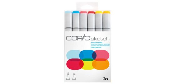 Sketch-Marker, Set von 6 'Perfect Primaries'
