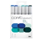Marqueur sketch, kit de 6 'Sea & Sky'