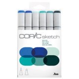 Sketch marker - kit van 6 'Sea & Sky'