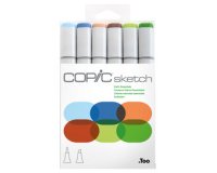 Marqueur sketch, kit de 6 'Earth Essentials'