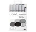 Marqueur sketch, kit de 6 'Sketching Grays'