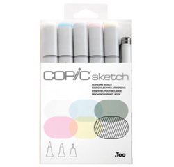 Marqueur sketch, kit de 6 'Blending Basics'