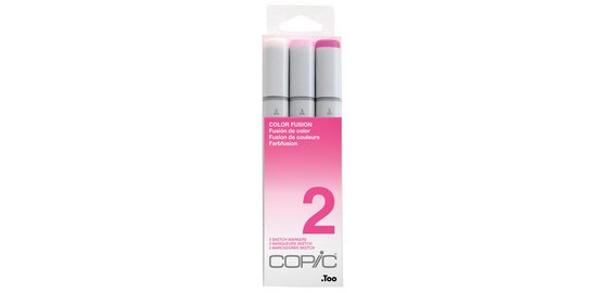 Marqueur sketch, kit de 3 'Color Fusion 2'