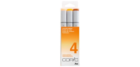 Sketch marker, set of 3 'Color Fusion 4'