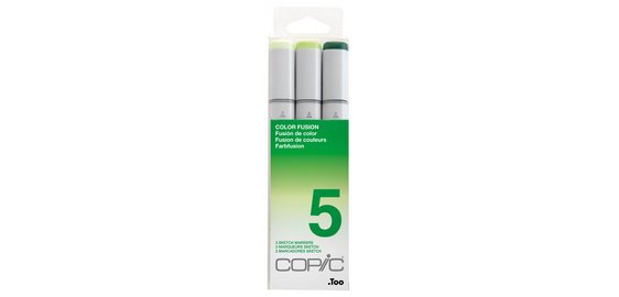 Marqueur sketch, kit de 3 'Color Fusion 5'
