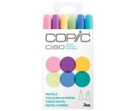 Marqueur ciao, kit de 6 'Pastels'