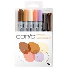 Marker Ciao - kit van 7 'Doodle Kit Peopel'