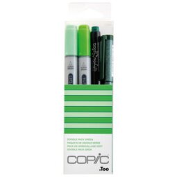 Marker Ciao - kit van 4 'Doodle Pack Green'