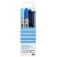 Marker Ciao - kit van 4 'Doodle Pack Blue'