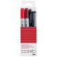 Marqueur ciao, kit de 4 'Doodle Pack Red'