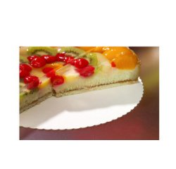 Fond de tarte 'pure', rond, 300 mm, blanc, par 100