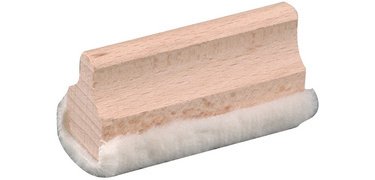 Mini whiteboard brush, made of wood