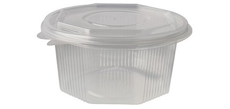 Barquette d'emballage octogonal, 500 ml