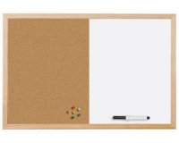 Gemengd bord met houten kader L 600 x H 400 mm