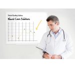 Tableau blanc Maya, antibactérien, 1.200x900 mm