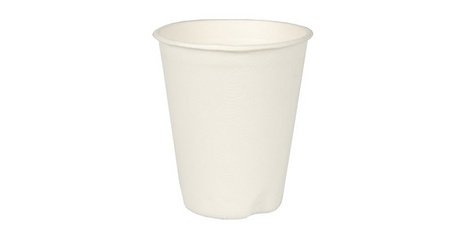 Gobelet en canne à sucre 'pure', 0,2 l, blanc