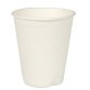 Beker van 'puur' suikerriet, 0,2 l, wit