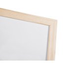 Tableau blanc, cadre en bois, (L)400 x (H)300 mm