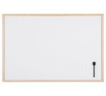 Tableau blanc, cadre en bois, (L)400 x (H)300 mm