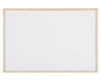 Tableau blanc, cadre en bois, (L)400 x (H)300 mm