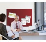 Tableau en feutre, 900 x 600 mm, bordeaux