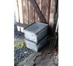 Boîte de rangement DRY 34 L, anthracite