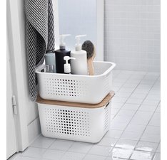 SmartStore Couvercle pour boîte de rangement BASKET, bambou