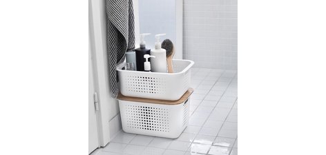 SmartStore Couvercle pour boîte de rangement BASKET, bambou