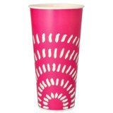 Cardboard cup, 50 cl, pink